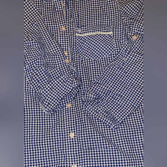 Victoria's Secret Blue Gingham Sleep Shirt XS - Picture 5 of 9